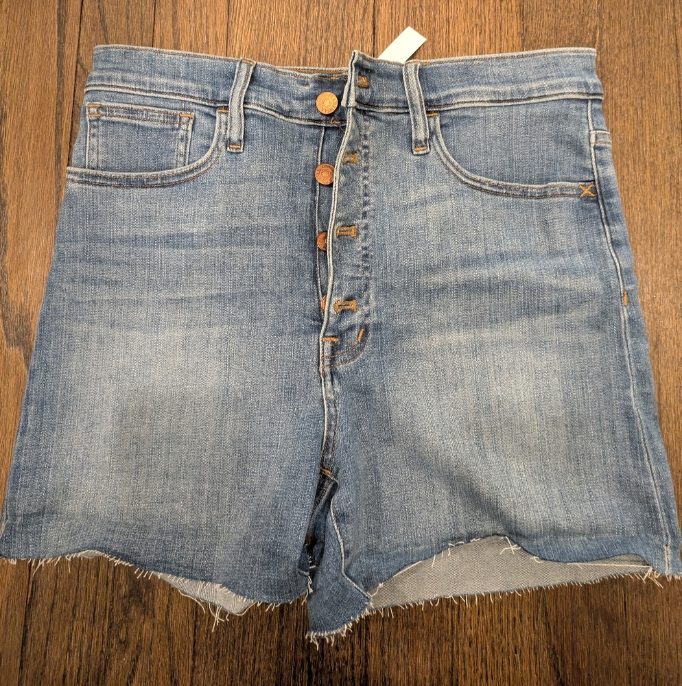 Madewell Classic Blue Denim Shorts